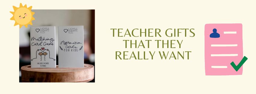 End of School Year - Gift ideas for Teachers